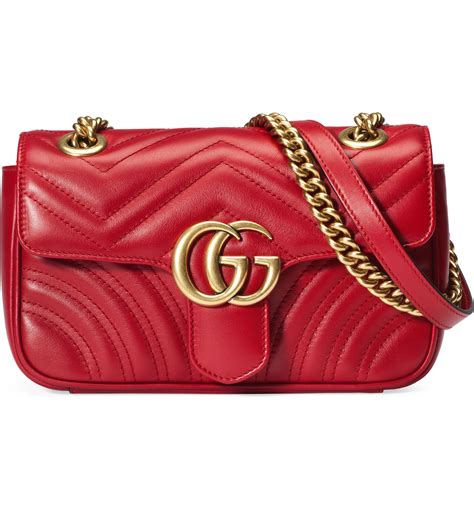 Gucci GG Marmont matelassé leather super mini bag